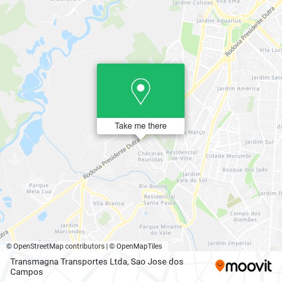 Transmagna Transportes Ltda map