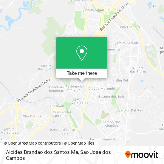 Alcides Brandao dos Santos Me map