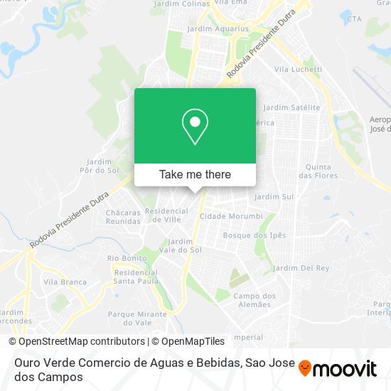 Ouro Verde Comercio de Aguas e Bebidas map