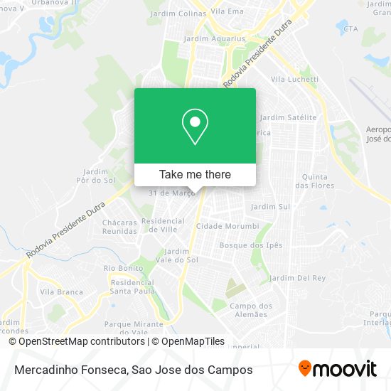 Mapa Mercadinho Fonseca