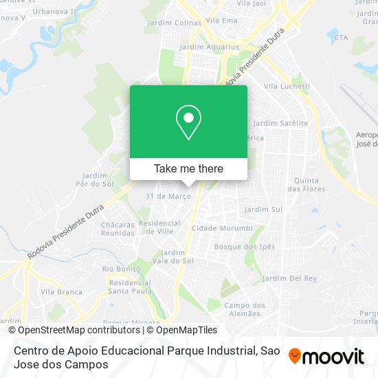 Centro de Apoio Educacional Parque Industrial map