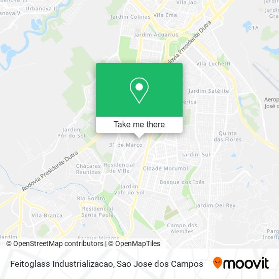 Feitoglass Industrializacao map