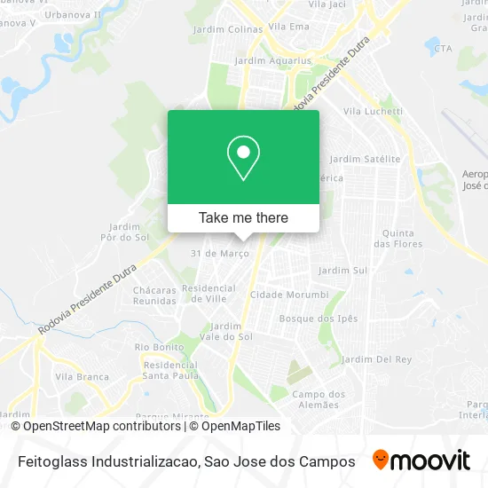 Feitoglass Industrializacao map