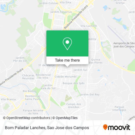 Mapa Bom Paladar Lanches