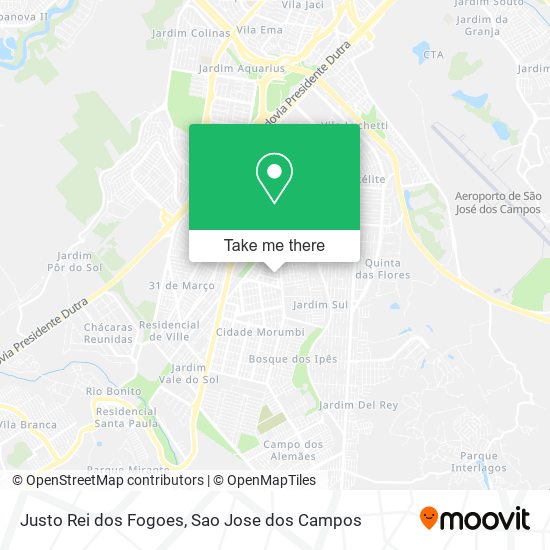 Justo Rei dos Fogoes map