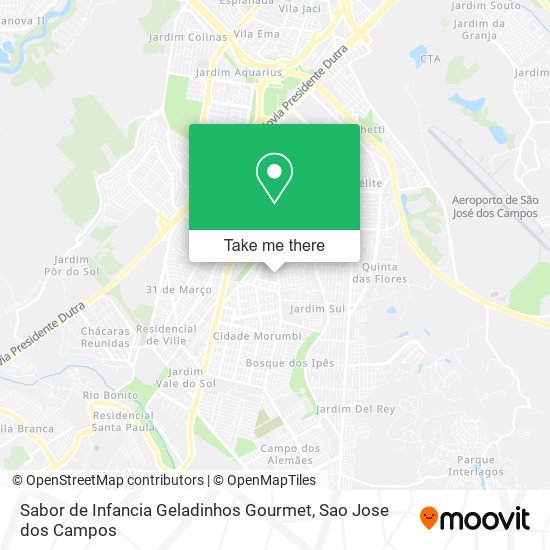 Sabor de Infancia Geladinhos Gourmet map