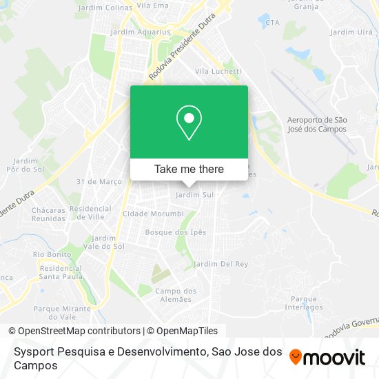 Sysport Pesquisa e Desenvolvimento map