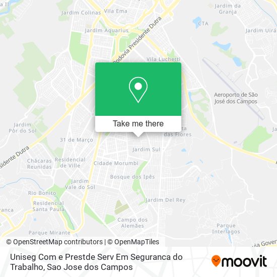 Mapa Uniseg Com e Prestde Serv Em Seguranca do Trabalho