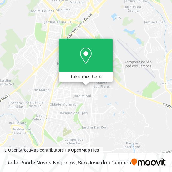 Mapa Rede Poode Novos Negocios