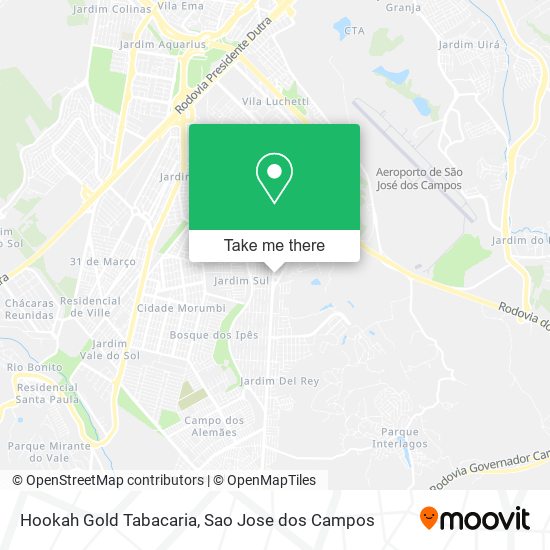 Hookah Gold Tabacaria map