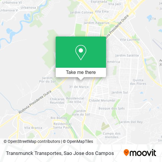 Transmunck Transportes map