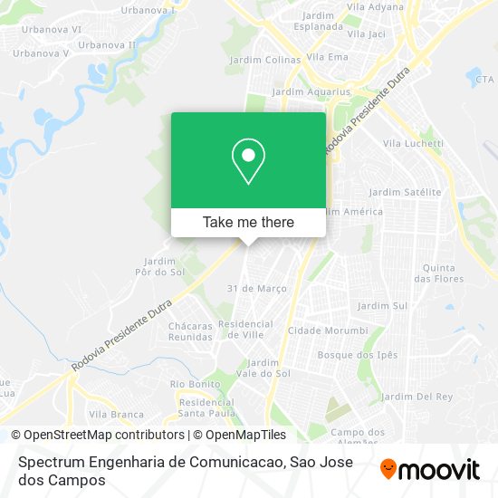 Mapa Spectrum Engenharia de Comunicacao