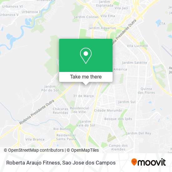 Mapa Roberta Araujo Fitness