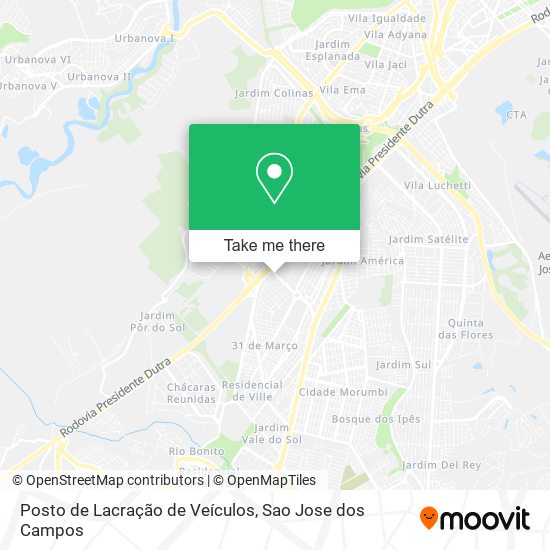 Posto de Lacração de Veículos map