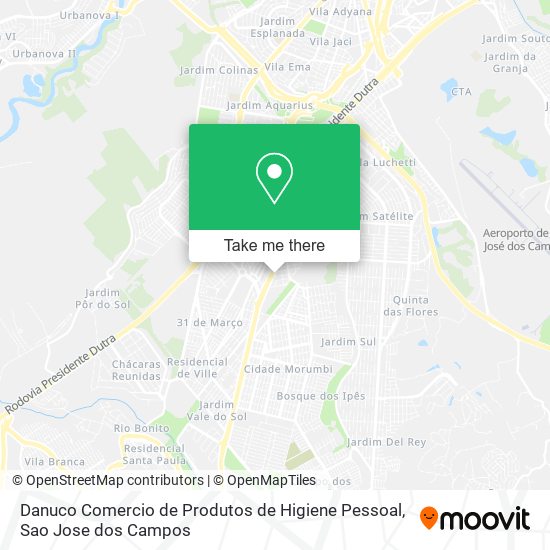 Danuco Comercio de Produtos de Higiene Pessoal map