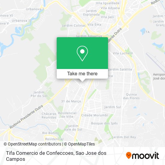 Tifa Comercio de Confeccoes map