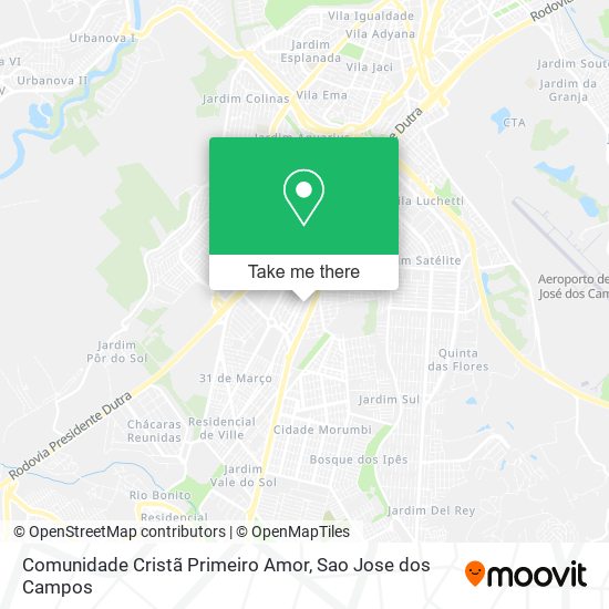 Comunidade Cristã Primeiro Amor map