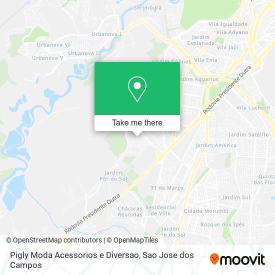 Mapa Pigly Moda Acessorios e Diversao