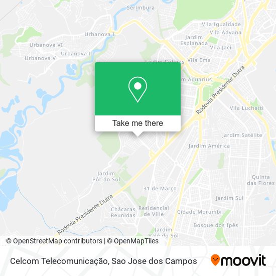 Celcom Telecomunicação map