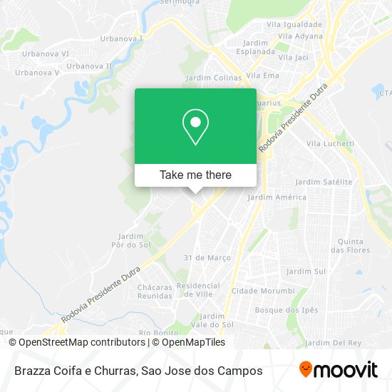 Brazza Coifa e Churras map