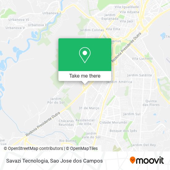 Savazi Tecnologia map
