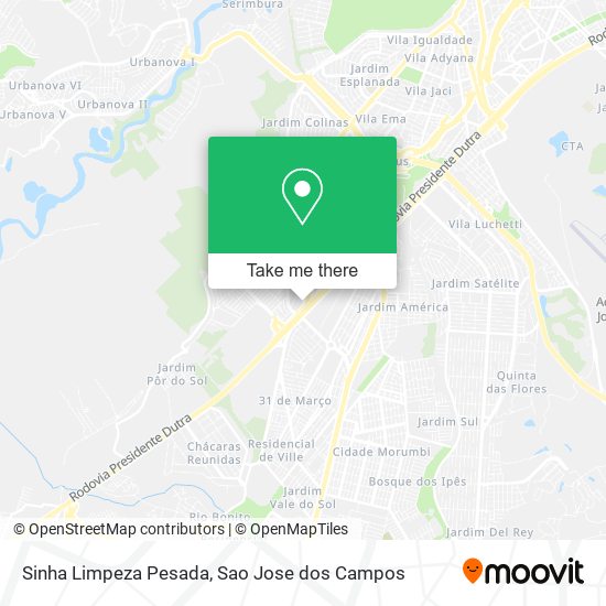 Mapa Sinha Limpeza Pesada