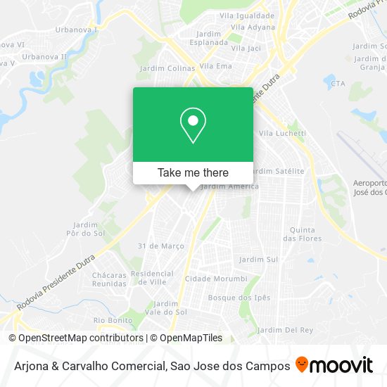 Mapa Arjona & Carvalho Comercial