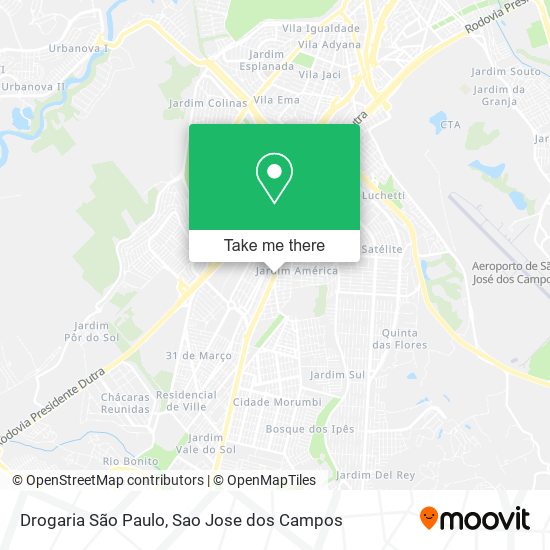 Mapa Drogaria São Paulo