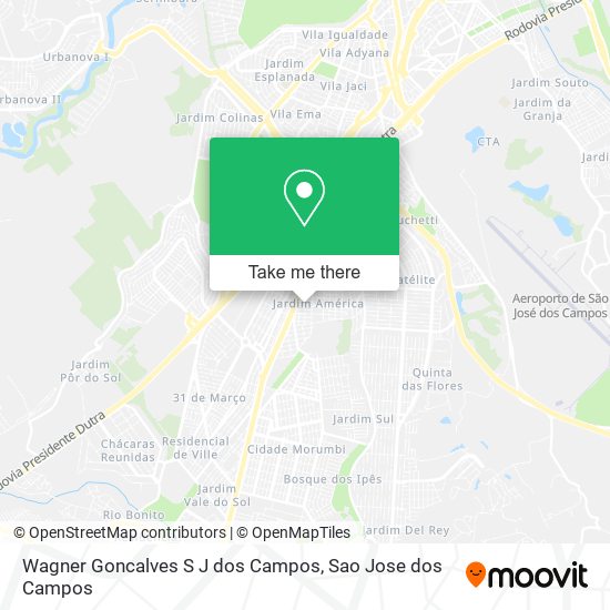 Mapa Wagner Goncalves S J dos Campos