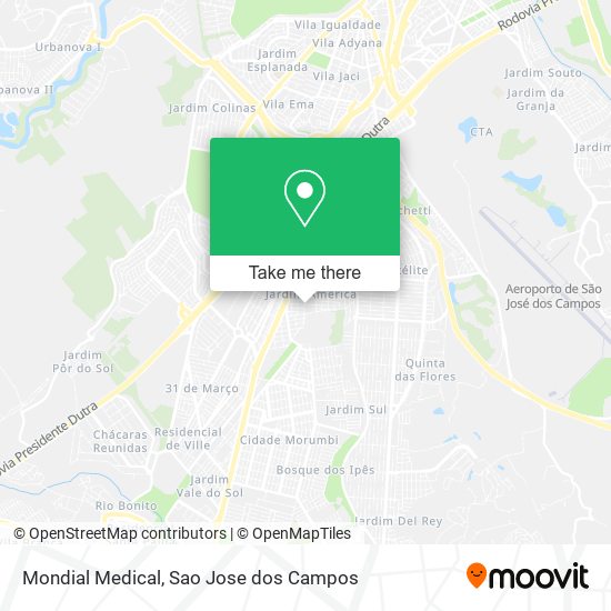 Mondial Medical map