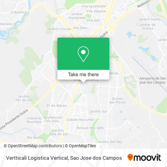 Vertticali Logistica Vertical map