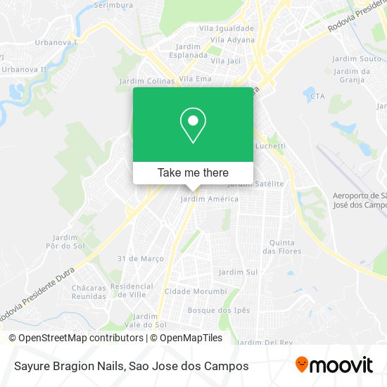 Sayure Bragion Nails map