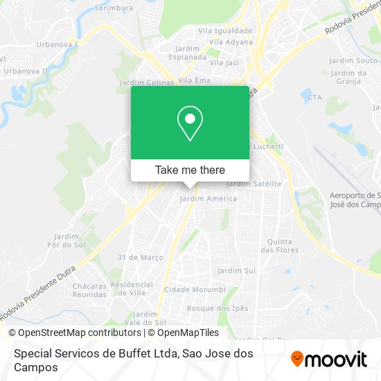 Special Servicos de Buffet Ltda map