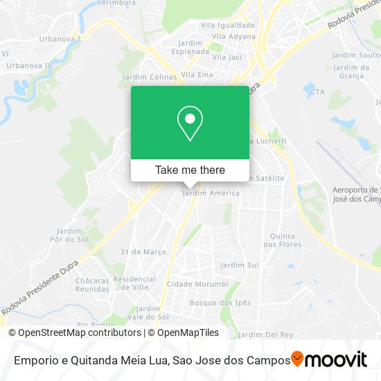 Emporio e Quitanda Meia Lua map
