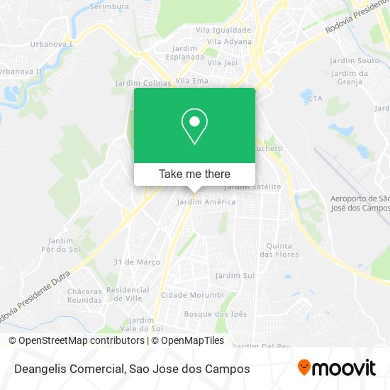 Deangelis Comercial map