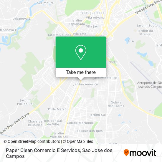 Mapa Paper Clean Comercio E Servicos