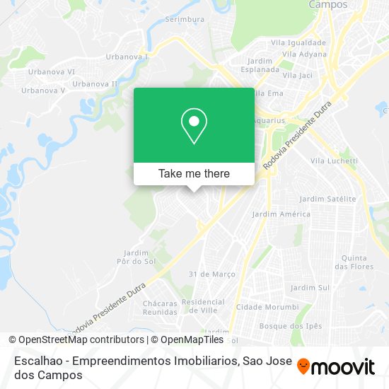 Escalhao - Empreendimentos Imobiliarios map