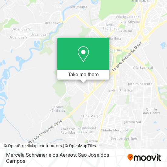 Marcela Schreiner e os Aereos map