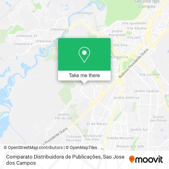 Comparato Distribuidora de Publicações map