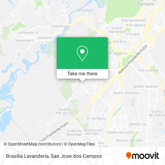 Brasília Lavanderia map