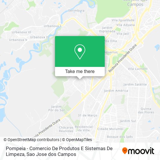 Pompeia - Comercio De Produtos E Sistemas De Limpeza map