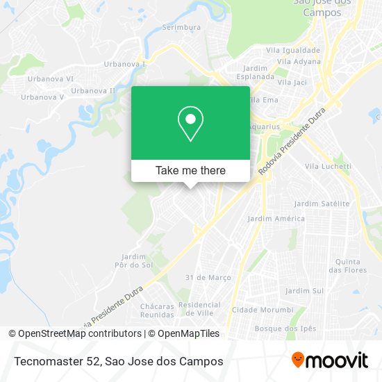 Tecnomaster 52 map