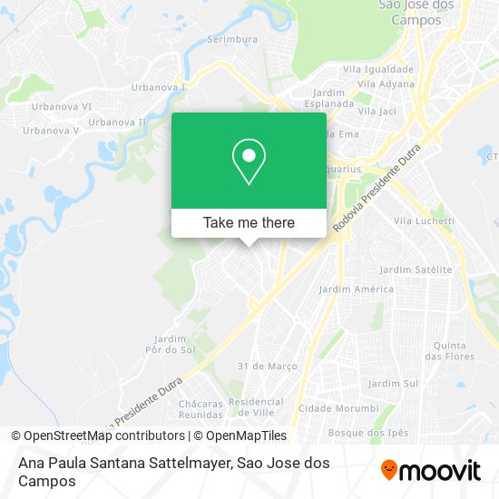 Ana Paula Santana Sattelmayer map