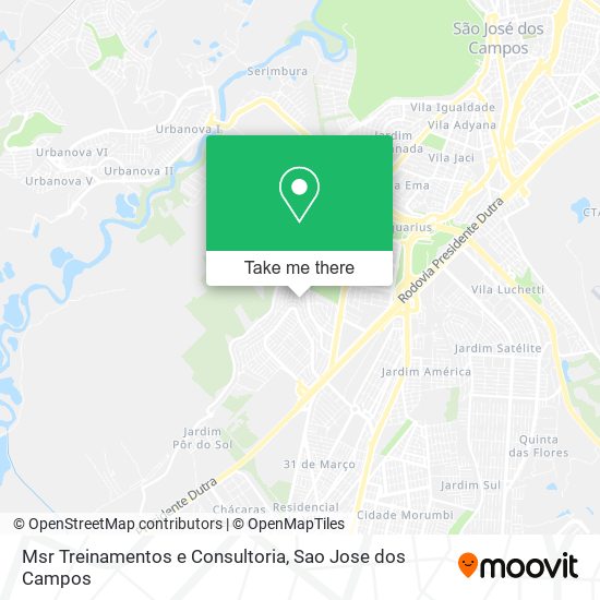 Mapa Msr Treinamentos e Consultoria