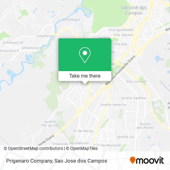 Mapa Prigenaro Company