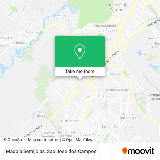 Madala Semijoias map