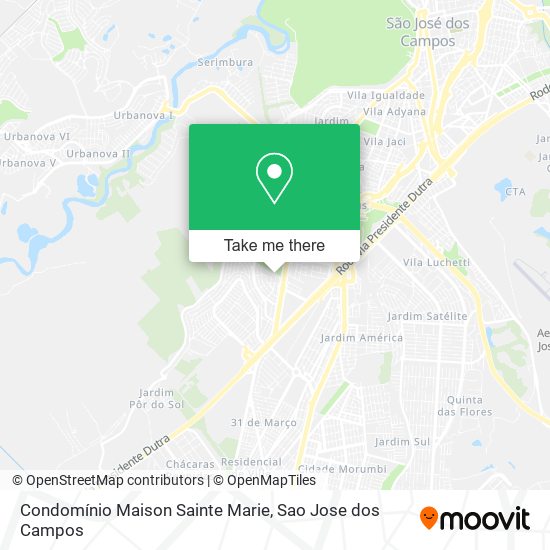 Mapa Condomínio Maison Sainte Marie
