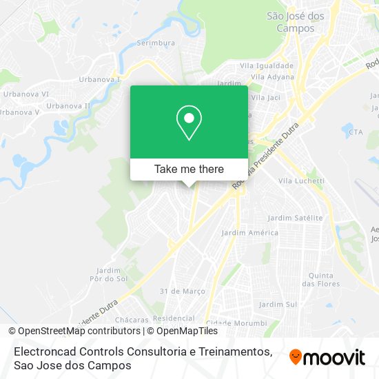 Mapa Electroncad Controls Consultoria e Treinamentos