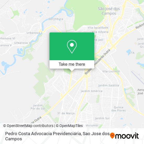 Pedro Costa Advocacia Previdenciária map