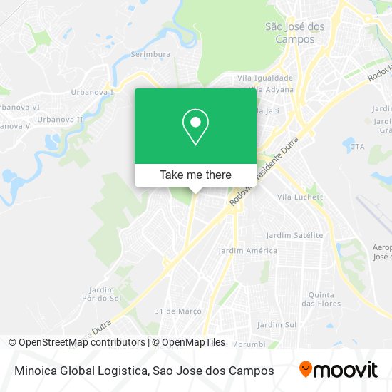 Minoica Global Logistica map